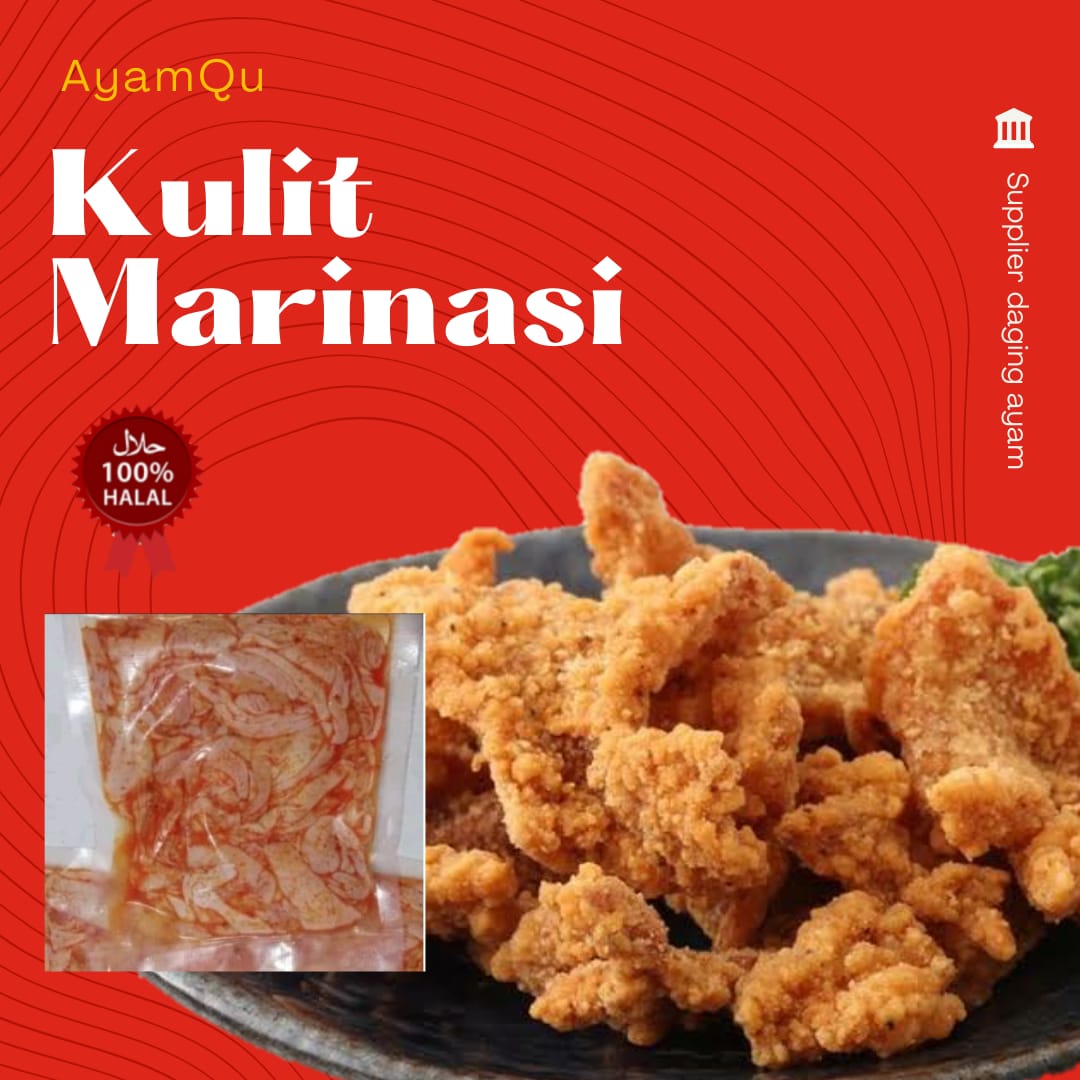 Kulit Ayam Marinasi