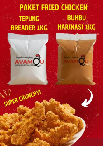 Paket Tepung Bumbu marinasi Kemasan 1 KG + 1 KG